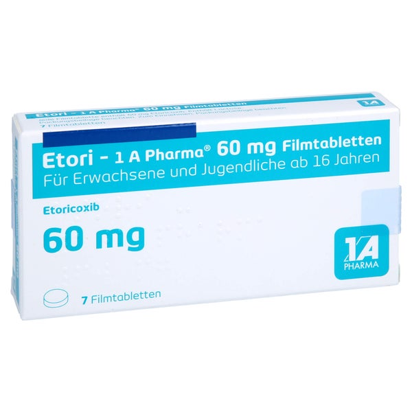 Etori-1a Pharma 60 mg Filmtabletten 7 St