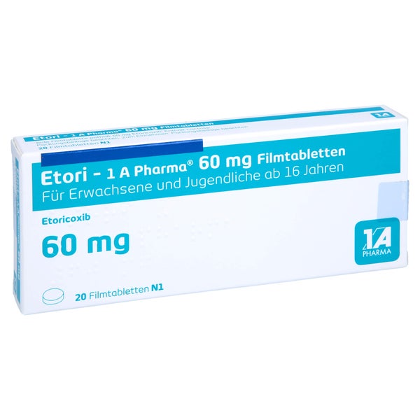 Etori-1a Pharma 60 mg Filmtabletten 20 St