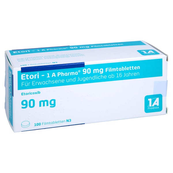 Etori-1a Pharma 90 mg Filmtabletten 100 St