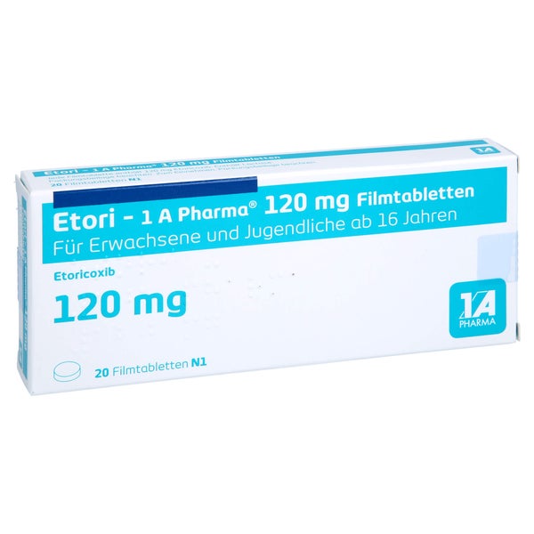 Etori-1a Pharma 120 mg Filmtabletten 20 St