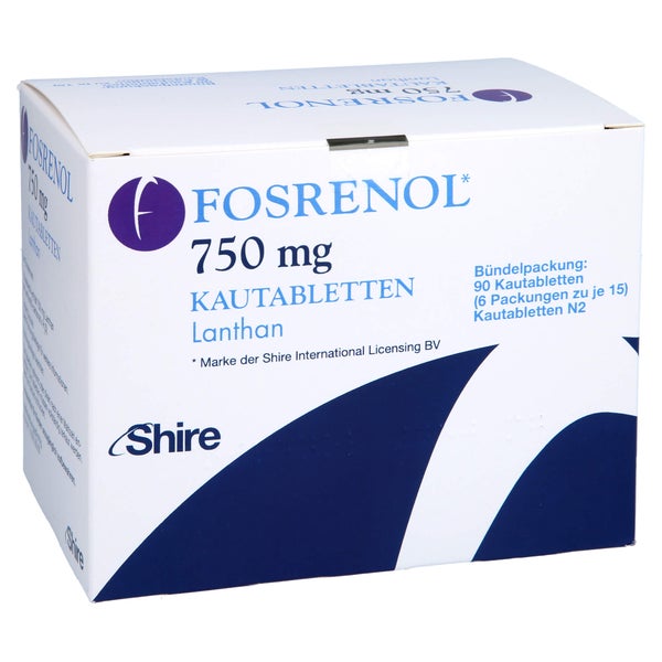 Fosrenol 750 mg Kautabletten 90 St