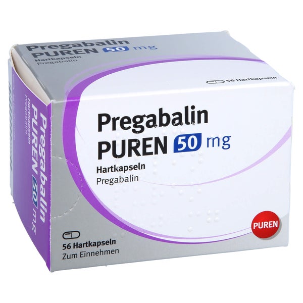 Pregabalin Puren 50 mg Hartkapseln 56 St