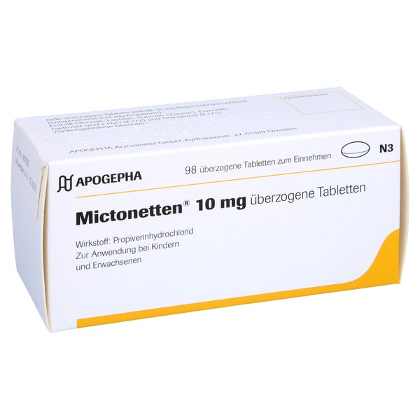 Mictonetten 10 mg überzogene Tabletten 98 St