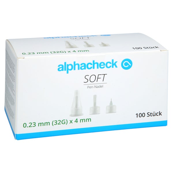 Alphacheck soft Pen-nadeln 32 Gx4 mm 100 St