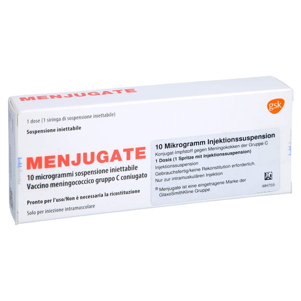 MENJUGATE 10 Mikrogramm Inj.-Susp.i.e.Fertigspr. 1X0,5 ml
