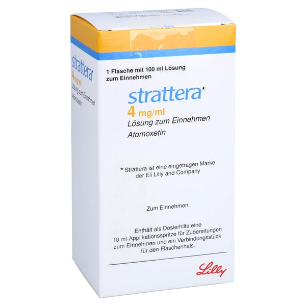 Strattera 4 Mg/ml Lösung zum Einnehmen 100 ml