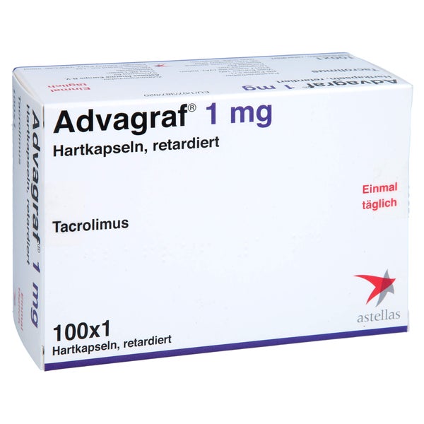 Advagraf 1 mg Hartkapseln retardiert 100 St