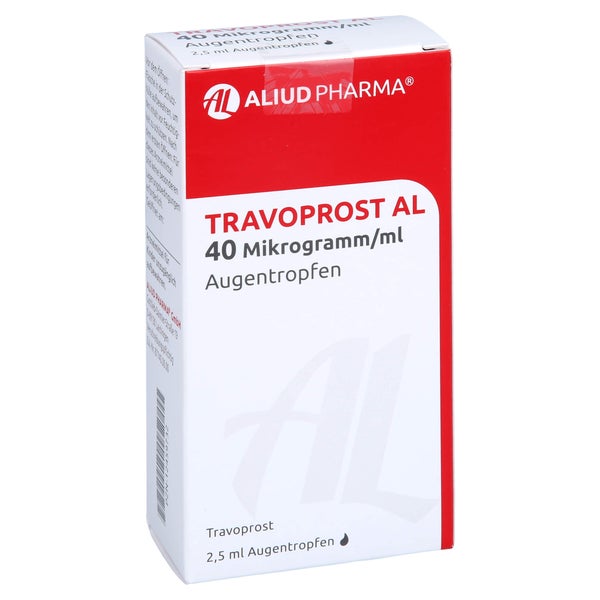 TRAVOPROST AL 40 Mikrogramm/ml Augentropfen 2,5 ml