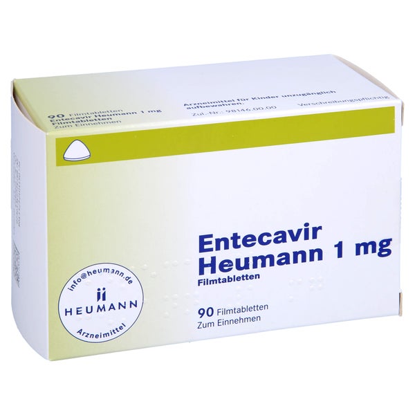 Entecavir Heumann 1 mg Filmtabletten 90 St