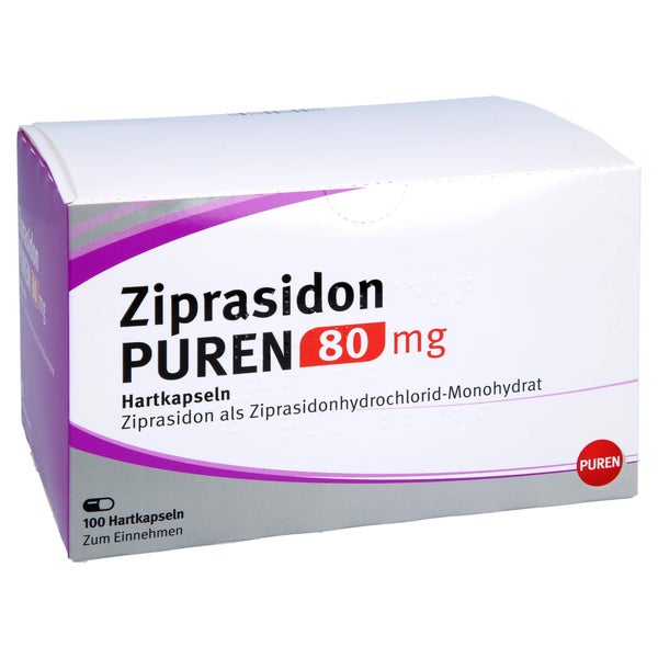 Ziprasidon Puren 80 mg Hartkapseln 100 St