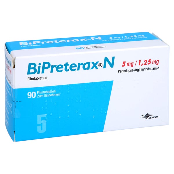 Bipreterax N 5 mg/1,25 mg Filmtabletten 90 St