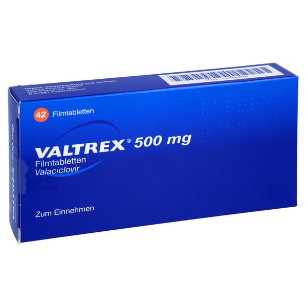 Valtrex 500 mg Filmtabletten 42 St