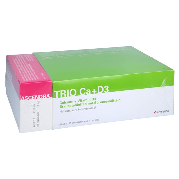 ASCENDRA 3 mg trio Ca 500mg+D3 1000 I.E. FS+90 BTA 1 P