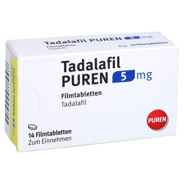 Tadalafil Puren 5 mg Filmtabletten 14 St