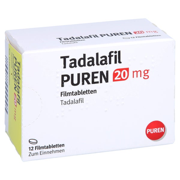 Tadalafil Puren 20 mg Filmtabletten 12 St