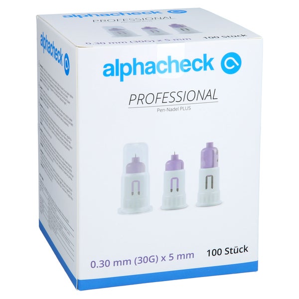 Alphacheck Professional Pen-nadeln Plus 100 St