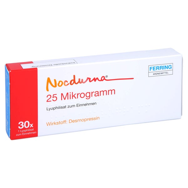 NOCDURNA 25 Mikrogramm Lyophilisat zum Einnehmen 30 St