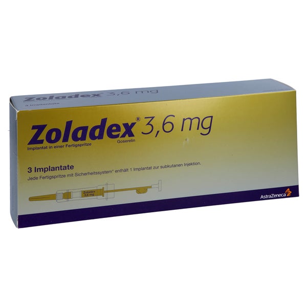 ZOLADEX 3,6 mg Implantat in einer Fertigspritze 3X1 St