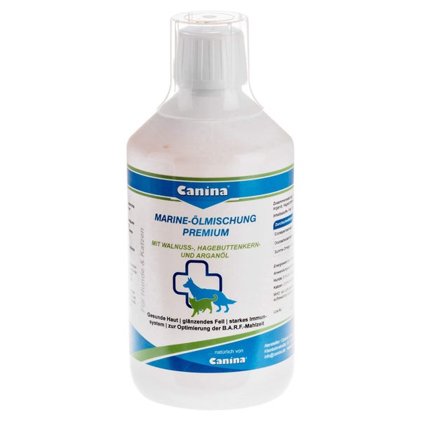 Marine-ölmischung Premium für Hunde und 500 ml