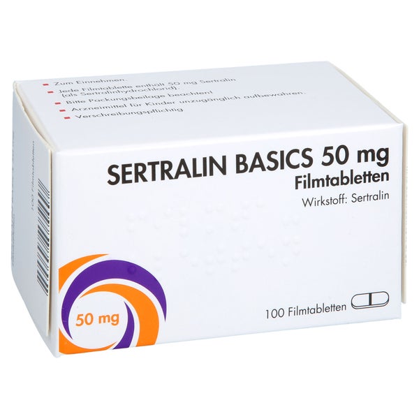 Sertralin Basics 50 Mg Filmtabletten 100 St