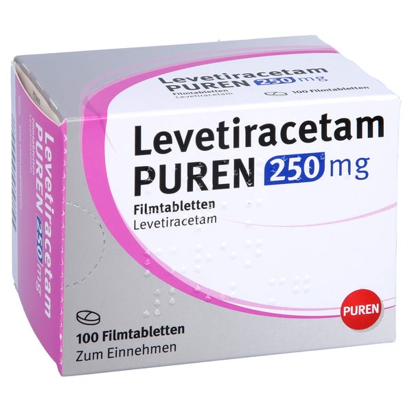 LEVETIRACETAM PUREN 250 mg Filmtabletten 100 St