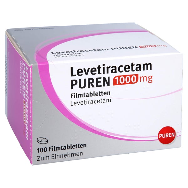 LEVETIRACETAM PUREN 1000 mg Filmtabletten 100 St