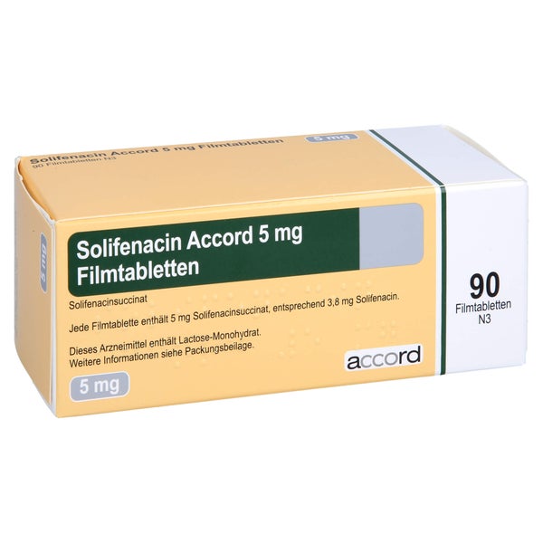Solifenacin Accord 5 mg Filmtabletten 90 St