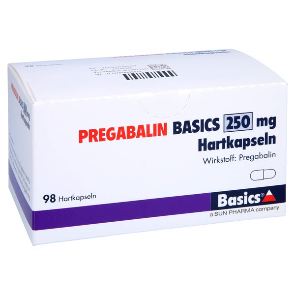 Pregabalin Basics 250 mg Hartkapseln 98 St