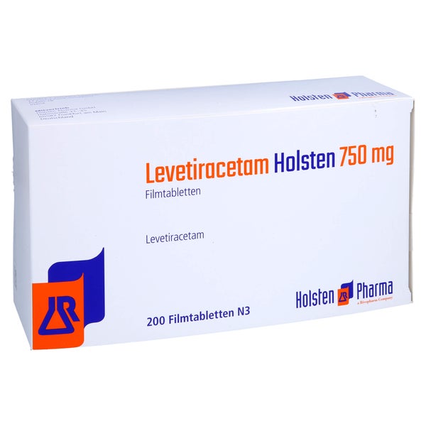 LEVETIRACETAM Holsten 750 mg Filmtabletten 200 St