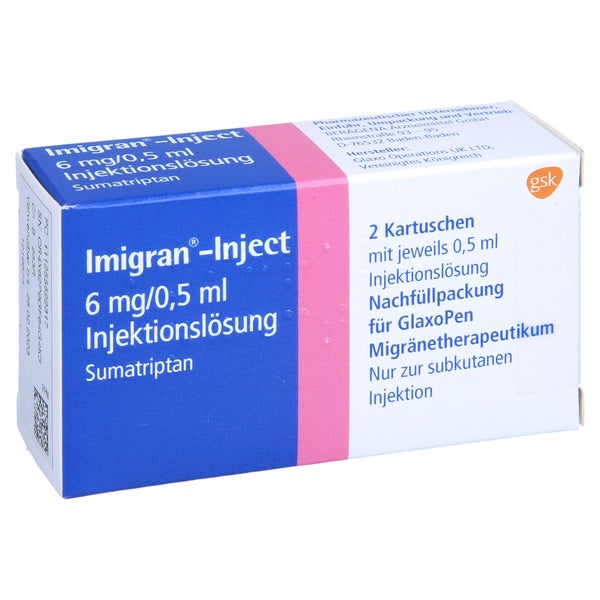 IMIGRAN-Inject Nachfüllpack Injektionslösung B 2 St