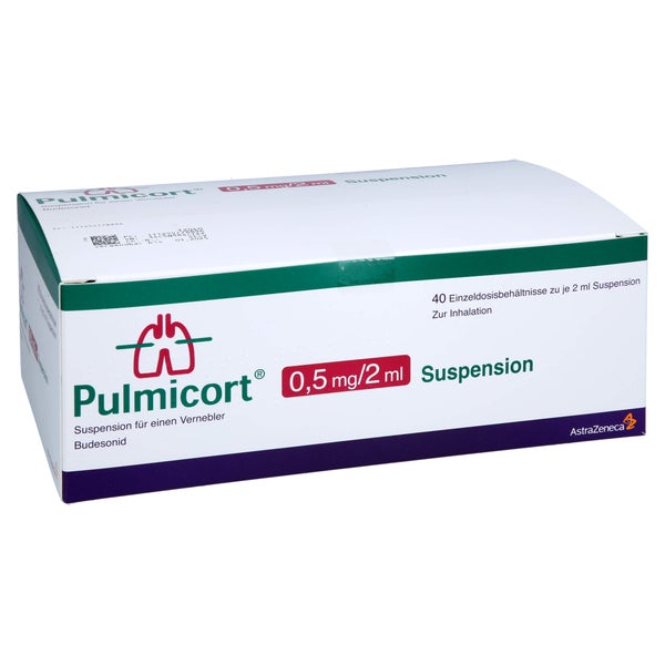 PULMICORT 0,5 mg/2 ml Suspension f.einen Vernebler 40X2 ml