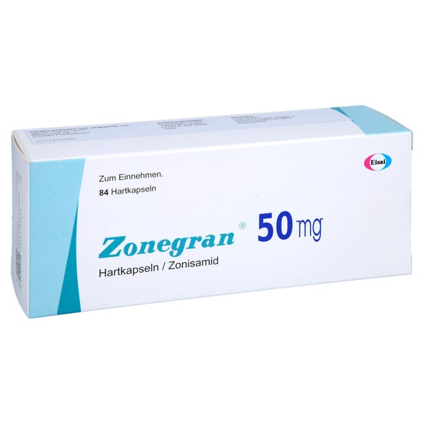 Zonegran 50 mg Hartkapseln 84 St