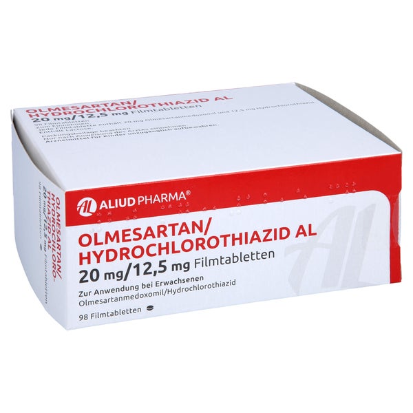 OLMESARTAN/Hydrochlorothiazid AL 20 mg/12,5 mg FTA 98 St