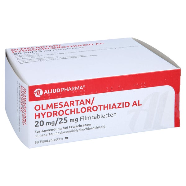 OLMESARTAN/Hydrochlorothiazid AL 20 mg/25 mg FTA 98 St
