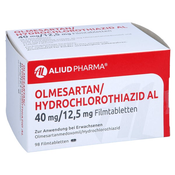 OLMESARTAN/Hydrochlorothiazid AL 40 mg/12,5 mg FTA 98 St