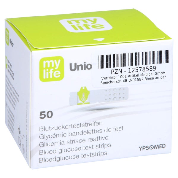 UNIO Blutzuckerteststreifen 50 St