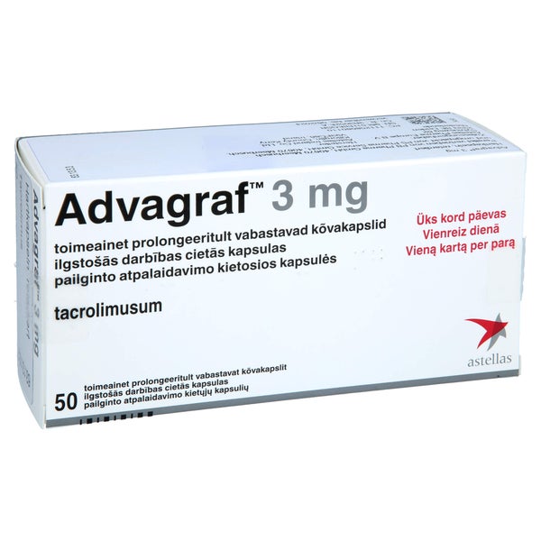 Advagraf 3 mg Hartkapseln retardiert 50 St