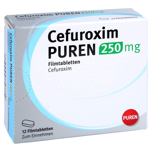 Cefuroxim Puren 250 mg Filmtabletten 12 St