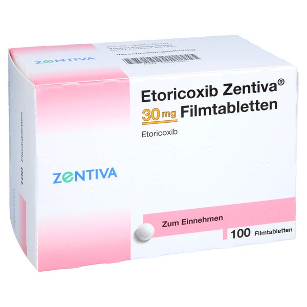 Etoricoxib Zentiva 30 mg Filmtabletten 100 St
