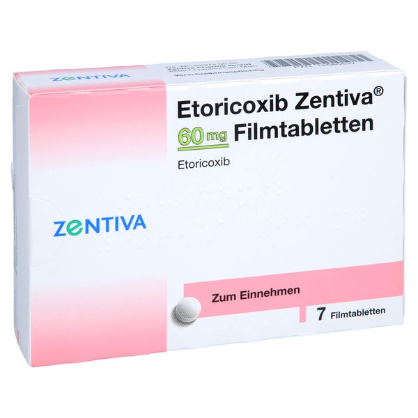 Etoricoxib Zentiva 60 mg Filmtabletten 7 St