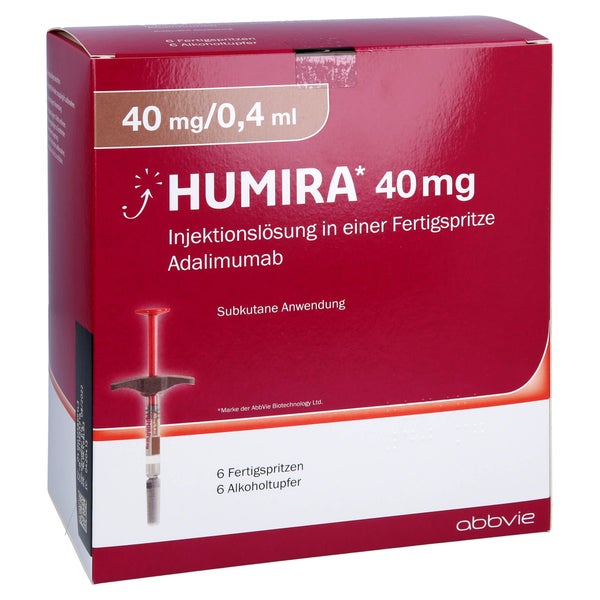 HUMIRA 40 mg/0,4 ml Injektionslösung in Fertigspr. 6 St