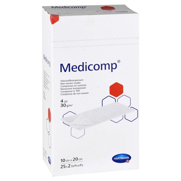 Medicomp Kompressen 10x20 cm steril 25X2 St