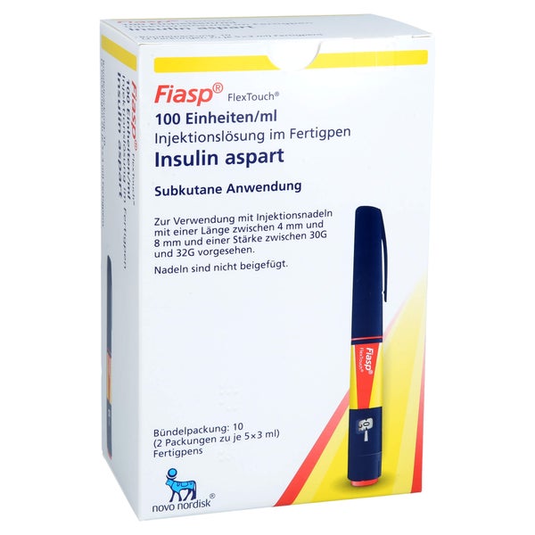 FIASP 100 E/ml FlexTouch 2X5X3 ml