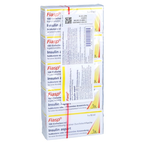 FIASP 100 E/ml 5X1X10 ml
