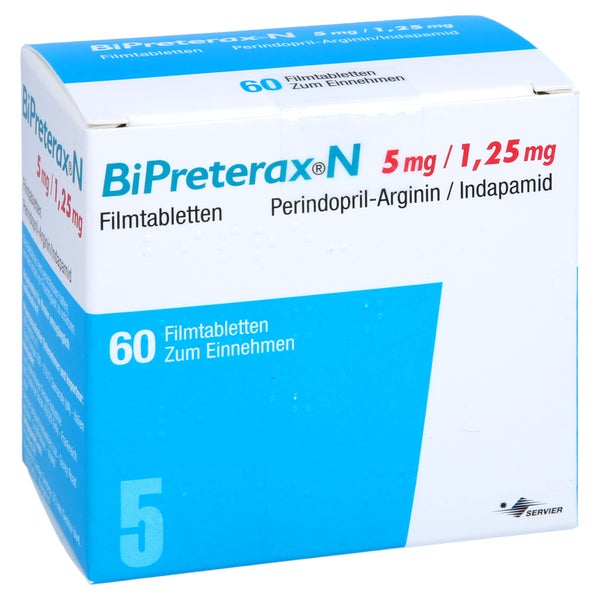 Bipreterax N 5 mg/1,25 mg Filmtabletten 60 St