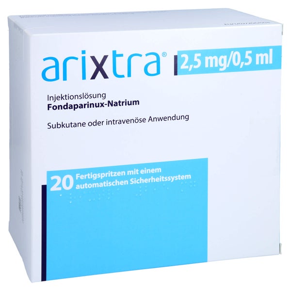 ARIXTRA 2,5 mg/0,5 ml Inj.-Lsg.i.e.Fertigspritze 20X0,5 ml