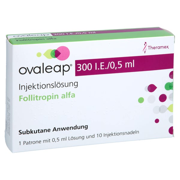 OVALEAP 300 I.E./0,5 ml Zyl.Amp.+ 10 Pen Inj.Nad. 1 St