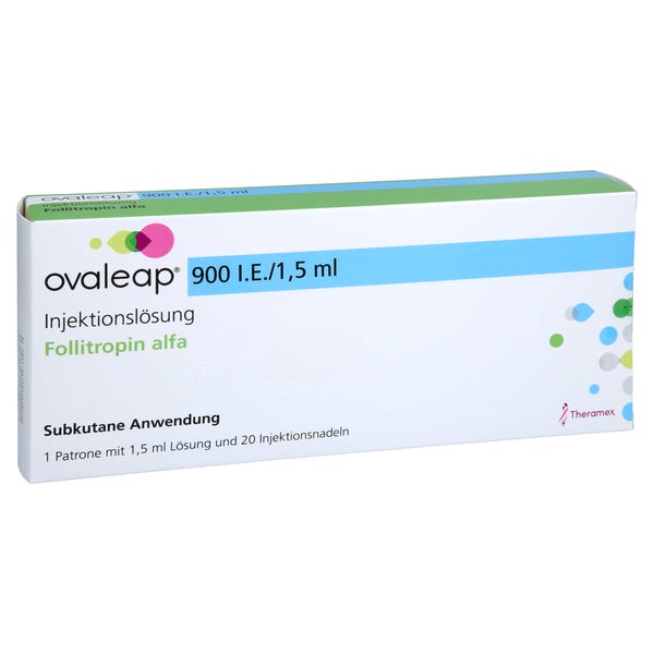 OVALEAP 900 I.E./1,5 ml Zyl.Amp.+ 20 Pen Inj.Nad. 1 St
