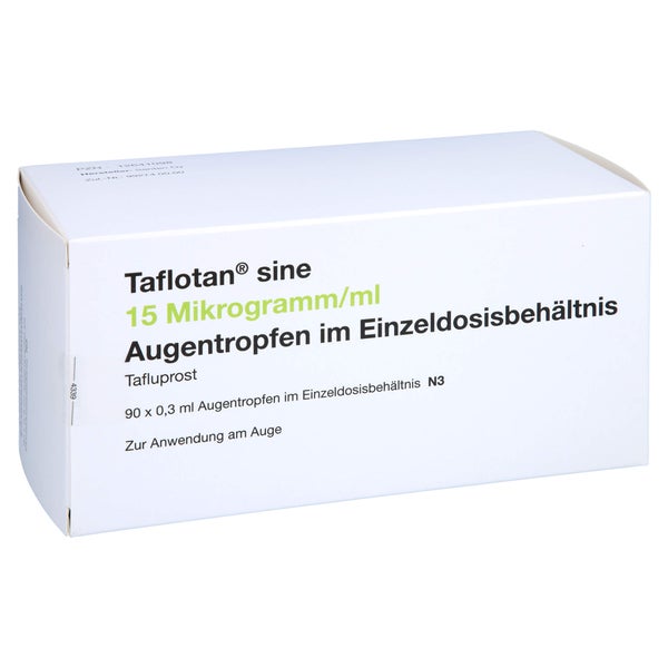 TAFLOTAN sine 15 µg/ml Augentr.im Einzeldosisbeh. 90X0,3 ml