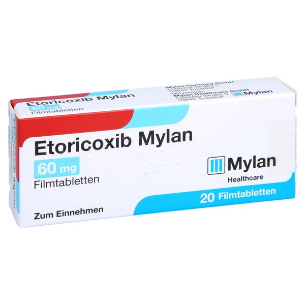 Etoricoxib Mylan 60 mg Filmtabletten 20 St